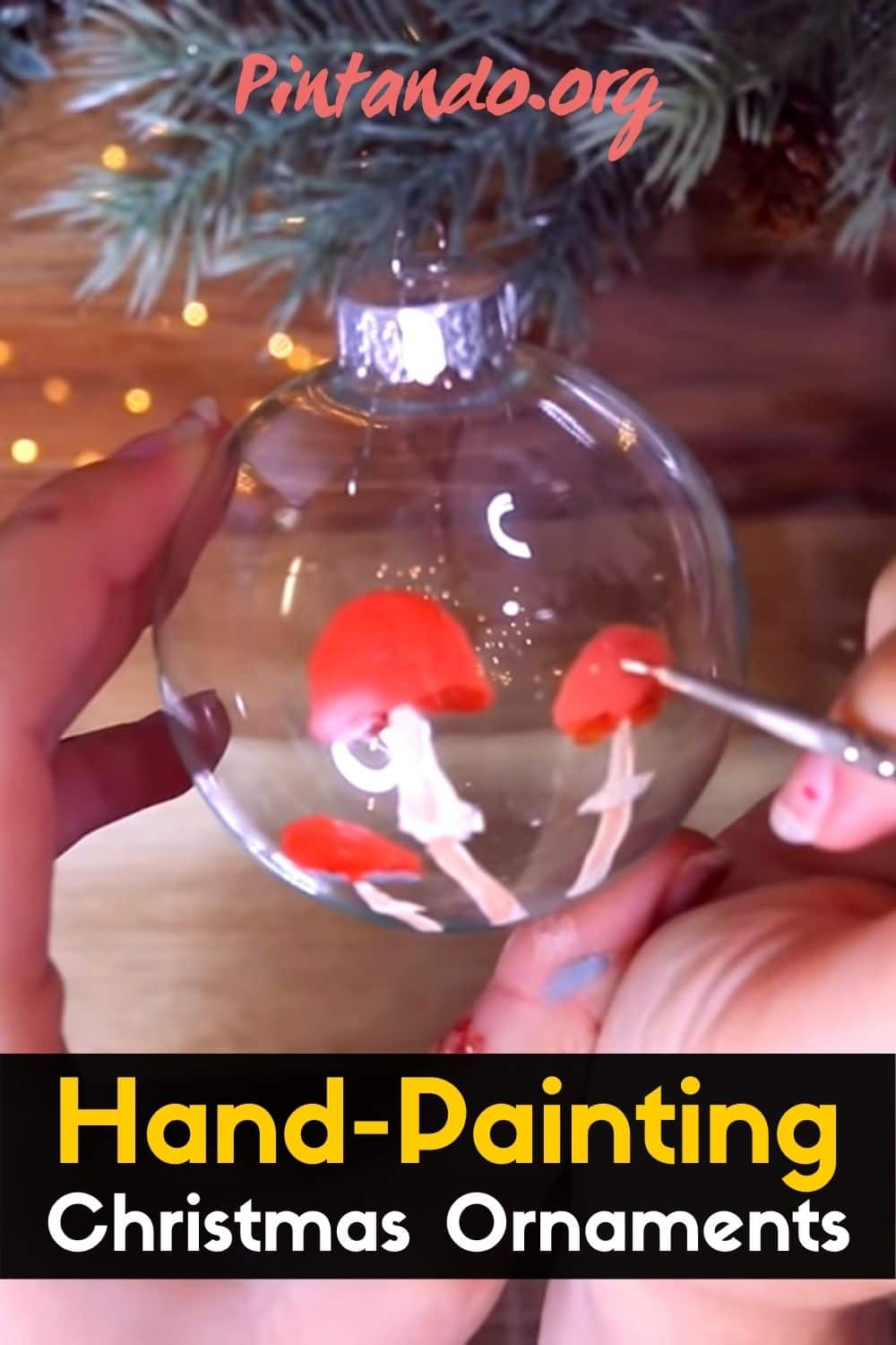 Hand-Painting Christmas Ornaments-min