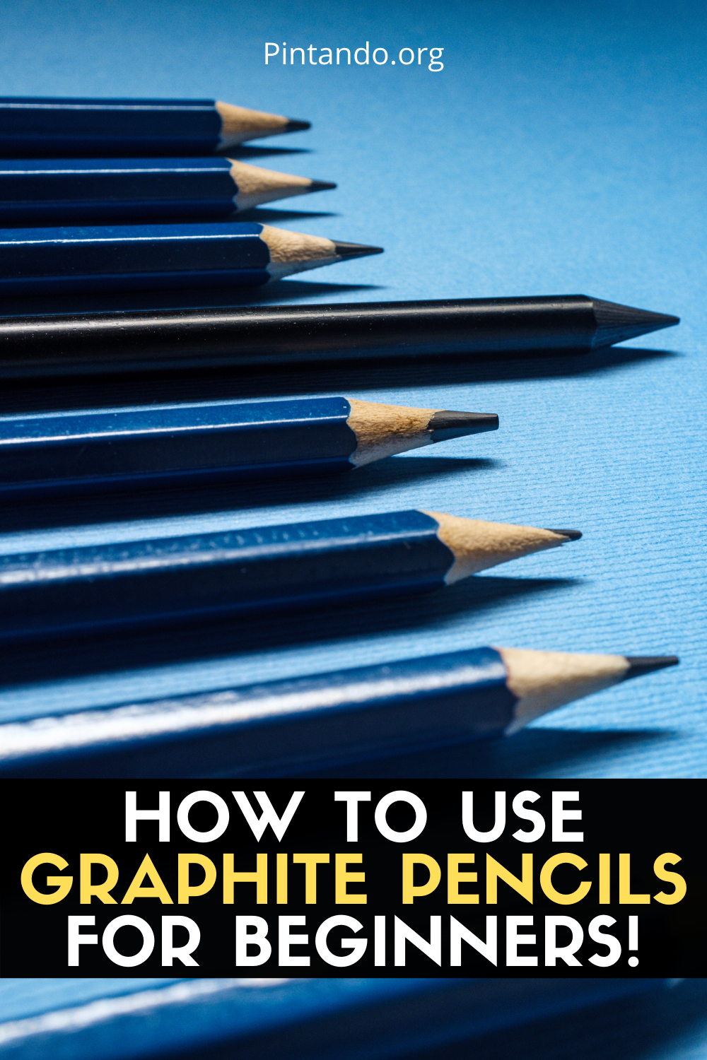 HOW TO USE GRAPHITE PENCILS FOR BEGINNERS!