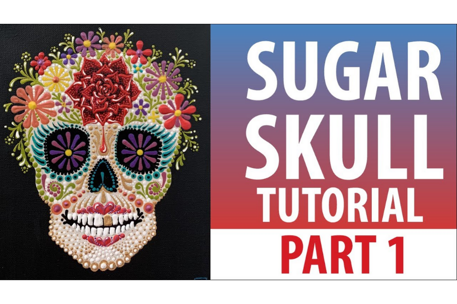HOW TO PAINT A SUGAR SKULL