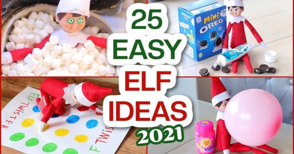25 EASY ELF ON THE SHELF IDEAS! (1)