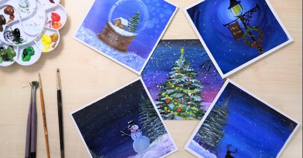 EASY CHRISTMAS CARDS TO MAKE (1)