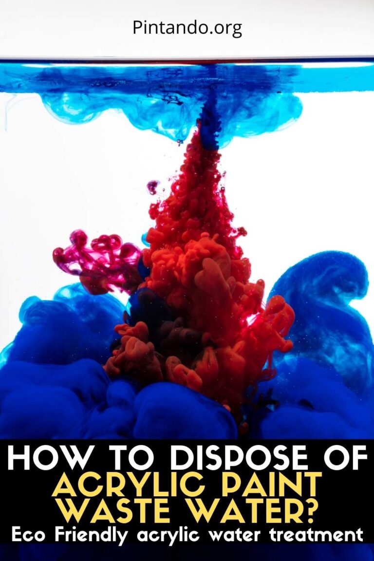 How to Dispose of Acrylic Paint Waste Water Eco Friendly acrylic water treatment for artists