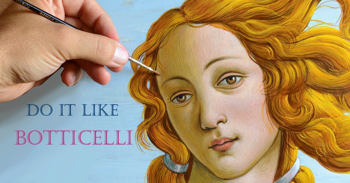 Botticelli's Egg Tempera Technique