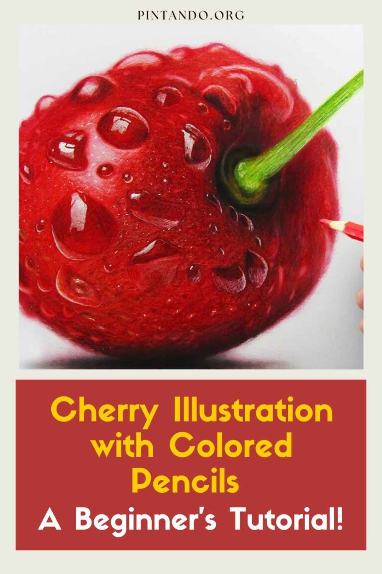 Cherry Illustration with Colored Pencils A Beginner's Tutorial