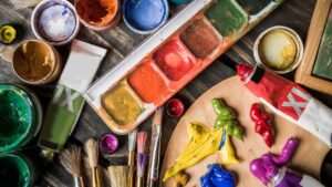 Creative acrylic painting idea